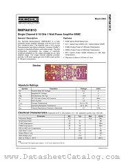 RMPA61810 datasheet pdf Fairchild Semiconductor