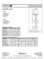 LC503TWN1-15H-A datasheet pdf Marktech Optoelectronics