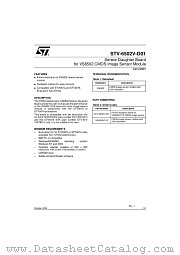 STV-6502V/F-D01 datasheet pdf ST Microelectronics