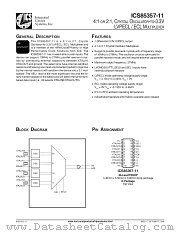 ICS85357-11 datasheet pdf Texas Instruments