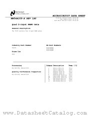JM38510F75001SDA datasheet pdf National Semiconductor