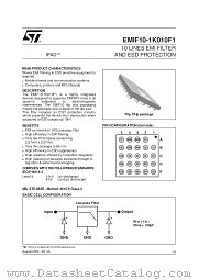 EMIF10-1K010 datasheet pdf ST Microelectronics