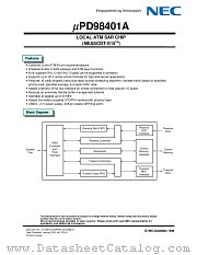 UPD98401A datasheet pdf NEC
