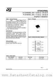 STS4C3F60L datasheet pdf ST Microelectronics