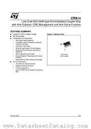 CRX14-MQ/1GE datasheet pdf ST Microelectronics
