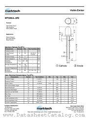 MT3200A-UR2 datasheet pdf Marktech Optoelectronics