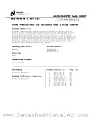 5962-9457701Q3A(54ABT646E-QML) datasheet pdf National Semiconductor