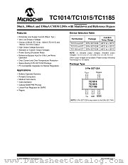 TC1185-3.3VCT713 datasheet pdf Microchip
