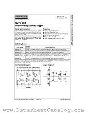 MM74HC14MTCX datasheet pdf Fairchild Semiconductor