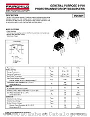 MOC82043SD datasheet pdf Fairchild Semiconductor