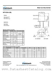 MT4730N-UBL datasheet pdf Marktech Optoelectronics