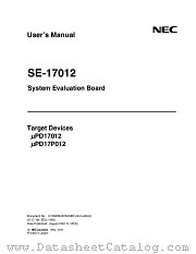 SE-17012 datasheet pdf NEC