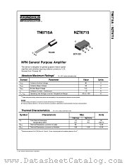 TN6715A_D74Z datasheet pdf Fairchild Semiconductor