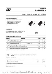 BAR46 datasheet pdf ST Microelectronics