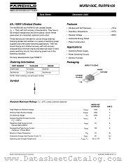 RURP8100_NL datasheet pdf Fairchild Semiconductor