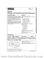 NC7SP17P5X_NL datasheet pdf Fairchild Semiconductor