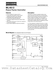 ML4812CQX datasheet pdf Fairchild Semiconductor
