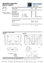 MQF10.7-0600/07 datasheet pdf Vectron