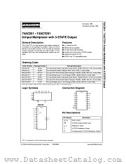 74AC251SJX datasheet pdf Fairchild Semiconductor