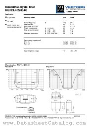 MQF21.4-2200/08 datasheet pdf Vectron