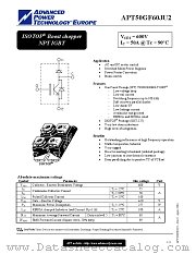 APT50GF60JU2 datasheet pdf Advanced Power Technology