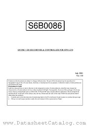 S6B0086X datasheet pdf Samsung Electronic