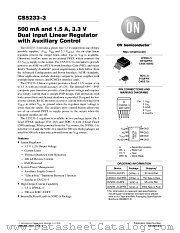 CS5233-3GDP5 datasheet pdf ON Semiconductor
