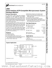 LM80CIMTX-3 datasheet pdf National Semiconductor