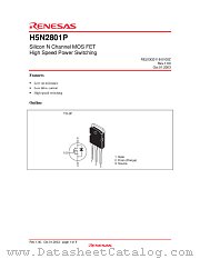 H5N2801P datasheet pdf Renesas