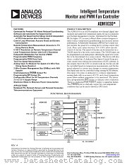 ADM1030ARQ-REEL datasheet pdf Analog Devices