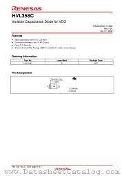 HVL358C datasheet pdf Renesas