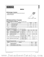 BSR50_D74Z datasheet pdf Fairchild Semiconductor