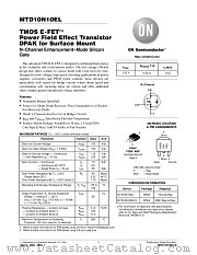 MTD10N10ELT4 datasheet pdf ON Semiconductor