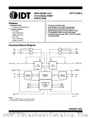 IDT71V30S55TF8 datasheet pdf IDT