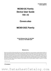 MC9S12C32 datasheet pdf Freescale (Motorola)