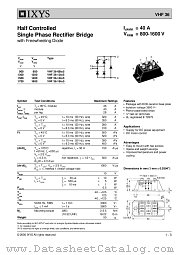 VHF36-14IO5 datasheet pdf IXYS
