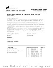 5962-9167201QZA datasheet pdf National Semiconductor