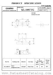 KL110UYG datasheet pdf Cosmo Electronics