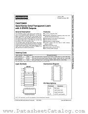 74ACTQ533SCX datasheet pdf Fairchild Semiconductor