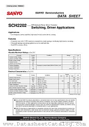 SCH2202 datasheet pdf SANYO