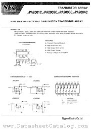 UPA2003GR-E1 datasheet pdf NEC