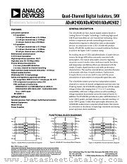 ADUM2401CRWZ datasheet pdf Analog Devices