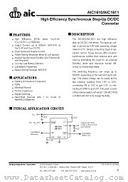 AIC1610 datasheet pdf Analog Integrations Corporation