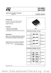 DA datasheet pdf ST Microelectronics