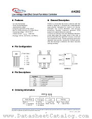 AH292 datasheet pdf Anachip