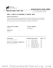 CD4071BMW/883 datasheet pdf National Semiconductor