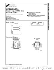 JM38510R75001SDA datasheet pdf National Semiconductor