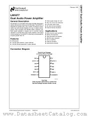 LM1877MX-9 datasheet pdf National Semiconductor