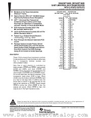 SN74ABT16600DGGR datasheet pdf Texas Instruments