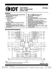 IDT7038L20PF8 datasheet pdf IDT